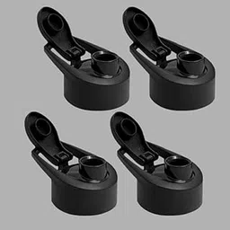 46 MM Slipper cap Premium Water Bottle Replacement Caps, Black Plastic, Universal Bottle Tops with Flip Design(Pack of 4) (BLE-A1156)-picture-16