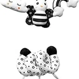 MYADDICTION 2 Set Baby Crib Hanging Rattle Spiral Stroller Car Seat Pushchair Toy Kit-image-51
