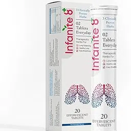 Infanite 8 Lung Detox Effervescent Tablets with NAC & Vitamin C | Respiratory & Lung Health Supplement | Antioxidant & Immune Support | 20 Effervescent Tablets-picture-47