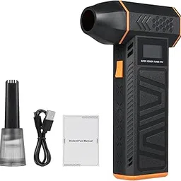 Mulcort Air Dust Device, 110,000 RPM LCD, 3 Stage Wind Speed and Power Display, Quick Charge 30W for Cleaning Computer Keyboards, Laptops, Car Seats, Curtains-picture-33