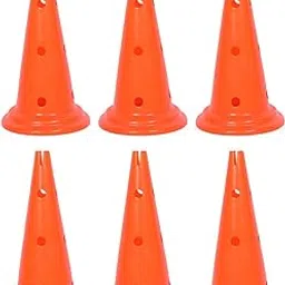 CALANDIS 6 Pieces Training Cones Orange for Speed Training Basketball Obstacle Course | Training Aids | Soccer-picture-42