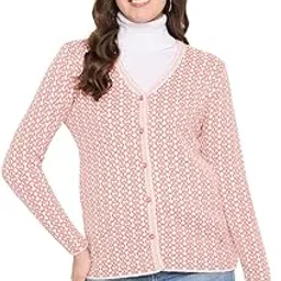 duke Acrylic Blend Stardust Women Full Sleeve Front Open Cardigan Sweater-picture-49