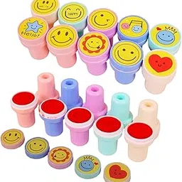 Toyshine 10 Pcs Emoji Stamps for Children Self-Inking Stamp for Party Gifts for Children Thank You Party Gift for Boys Girls-picture-28