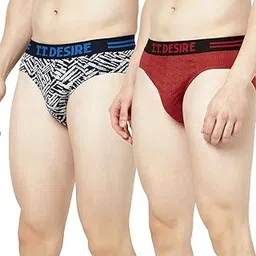 t.t. Mens Desire 100% Combed Cotton Printed Brief Top Elastic-picture-37