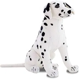 Tickles Sitting Dalmatian Dog Soft Animal Stuffed for Kids (Size: 25 cm Color: Black and White)-picture-21