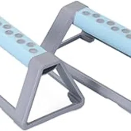 JAZZY PEARLS® 2Pcs Push up Stands Floor Push up Handles for Fitness Floor Workout Exercise Sky Blue-Sporting Goods-Fitness Running & Yoga-Strength Training-Push Up Stands-2 Push Up Exercise Stands-picture-25