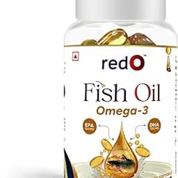 redO Fish Oil 1000mg with EPA 180 & DHA 120 | Strength Burpless Capsules | Heart, Brain & Joint Support for Men & Women | 60 Softgels-picture-13