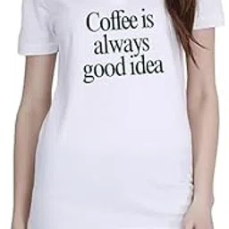 Coffee Good Idea White Women Polo T-Shirt-picture-38