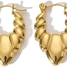 estailo Glamour Hoops Earrings | Stylish & Trendy Earrings for Girl-picture-37