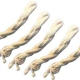 White Cotton Janeu, Sacred Thread for Puja Made of Pure Cotton Mota Dhaga Sacred Yagnopaveeth for Puja or Personal White 5 PC || 01-picture-12