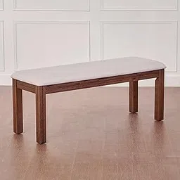 Home Centre Dining Bench Montoya Solid Wood 1 Dining Bench | Solid Wood Dining Benches for Dining Room|(Brown) 1 Year Warranty-picture-14