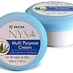 RCM Nysa Multi-Purpose Cream with Vitamin & Aloe Vera 80 ml × 2 | Nourishing Moisturizing Cream for Face, Hands & Body | For All Skin Types | Daily Herbal Skincare Pack of 2-picture-10
