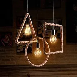 Edison Lamp Rope Hanging Chandelier E27 Holder, Baze, 40 Watts-picture-18