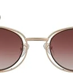 carlton london Rose Gold Toned with UV Protected Lens Oval Sunglass for women-picture-13