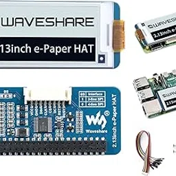 2.13inch E-Ink Display HAT V4 Version Compatible with Raspberry Pi 5/ 4B/3B+/3B/2B/A+/Zero W/Zero 2 W/Pico W/Pico 2WJetson Nano, 250x122 Pixel e-Paper HAT, SPI Interface, Support Partial Refresh-picture-30