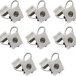 Swift Lite LED Light Pack of – 8, 2 Watts – Square Button Light - Cool White (P8 - CW-2W SBL)-picture-26
