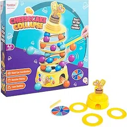 YOUREKA Cheesecake Collapse Games & Puzzles for Kids, 2-4 Players, 4Y+-picture-12