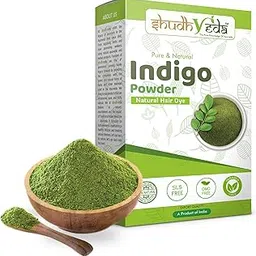 ShudhVeda 100% Pure & Natural Indigo Powder For Hair Dye (200 Grams)-picture-39