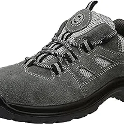 Allen Cooper ISI Marked for IS 15298 Pt-2, S-Anti-static, Steel Toe Cap Sports Series Safety Shoe for 200 Joules, Size 6, Grey, AC-1439-picture-35