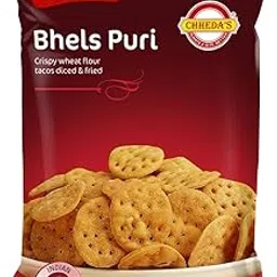 Chheda's - Bhels Puri - Flattened deep Fried Wheat breads - Chaat ki Puri - Ready to Eat Snack - Indian Namkeen 170g Pack of 1-picture-25