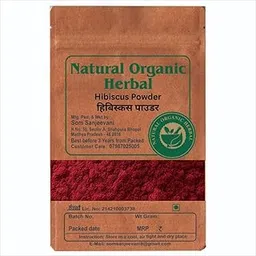 Natural Organic Herbal Hibiscus Powder 50g-Natural Care for Hair Fall-Flaky Scalp-Glowing Skin-For Hair Pack-Face Mask-Natural-No Mixing-असली-WITH 50g Multani mitti powder-image-52
