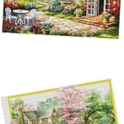 Enakshi® 2 Sets Stamped Stitch Kits 11 Count Embroidery Package|Crafts | Needlecrafts & Yarn | Embroidery & Stitch | Hand Embroidery Kits | Stitch Kits-picture-22