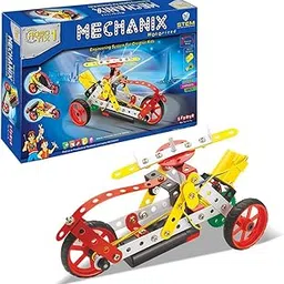 Mechanix Robotix-1 Motorized STEAM Educational Toy, Building and Construction Set for Boys and Girls Age 7+ Years-image-22