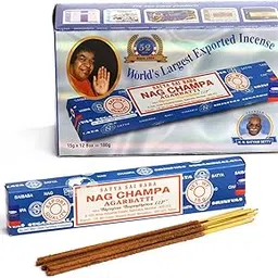 BlomiDeal Satya Nag Champa Agarbatti Perfume Incense Sticks 180Gms ,12 Boxes 15 Gms Each-picture-41