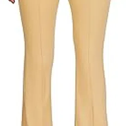 fastwear Women Regular Fit Elastic Waist Full Length Formal Trouser-picture-36