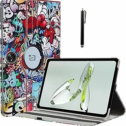 ProElite Case Cover for OnePlus Pad Go 11.35 inch Case, 360 Rotatable Smart Flip Case for OnePlus Pad Go 11.35 inch Tablet with Stylus Pen, Hippy-picture-62