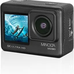 Minolta MNX5K1 5K Ultra HD / 24 MP Action Camera Kit with Waterproof Case-picture-11