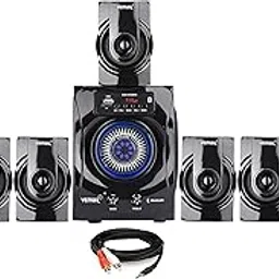 Vemax Venus 7.1 Bluetooth Multimedia Home Theater System with FM, AUX, USB, Bass & Treble Control (Black)-picture-22