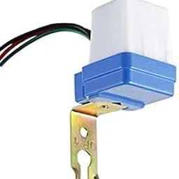 LAMPION ELECTRONICS 220 Volt Auto Day/Night On-Off Photocell Sensor Switch For Lights, Water Proof, Ldr Sensor Switch For Garden, Outdoor Home Lights Pack of (1) image 1