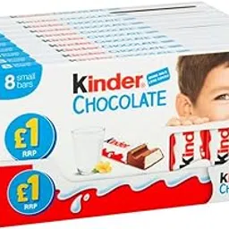 Kinder Chocolate Small Bars, Bulk Chocolate Gift Box, Fine Milk Chocolate Bar With A Milky Filling, Pack Of 4 - 100 Gram-image-60