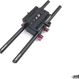 Shootvilla Universal Rail System 15mm Rod Support for EOS 5D Mark2 7D 550d t2i DSLR DV Camera HDV Video Film Shooting Movie (Black)-picture-25