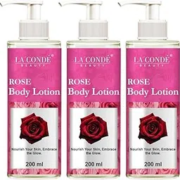 La’Conde Rose Body Lotion 200ml | Hydrating & Nourishing Daily Moisturizer for Soft, Smooth, and Radiant Skin | Gentle Floral Fragrance | Pack of 3-picture-31