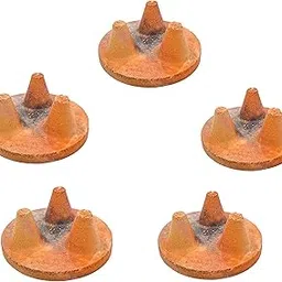Johnson Tools Clay Stand/Desi Mitti Stand for All Type of Industrial Crucibles (Pack of 5) (Small (6 cm)) image 1