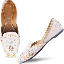 jm looks Ethnic Daily Party Office Mojari Traditional Punjabi Jutti for Women and Girls-picture-39