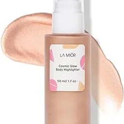LA MIOR Cosmic Glow Body Highlighter - Nebula | Liquid Highlighter for Body, Flawless Radiance, Lit-from-Within, Blurs Imperfections, Transfer & Sweat Proof, Clean - 50ml-picture-34