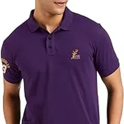 eyebogler Regular Fit Mens Polo Neck Half Sleeve Soild Casual Tshirt-picture-45