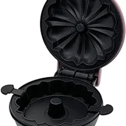 UJEAVETTE Mini Donuts Maker Machine Portable Snack Donut Making for Bakery Snack 240 V Pink-image-83