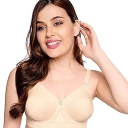 trylo Women's Cotton T-Shirt Bra Women's Non-Wired Bra (ALPA_Skin_34C)-picture-42