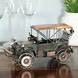 Viazaid Metal Antique Vintage Car Model Handcrafted Collections Collectible Vehicle Toys For Bar Or Home Decor Decoration (8 Inch) (Vintage Car), Kids, Steel-image-81