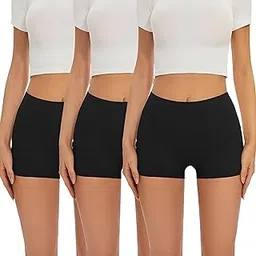 nicsy Women Boyshort Underwear for Ladies Cotton Shorts Boxer Briefs Full Coverage Ladies Boy Shorts Panties Pack-picture-24