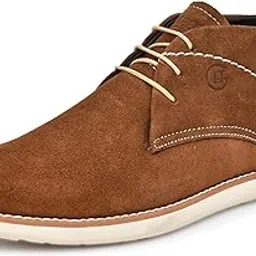 g l trend Suede Leather Casual Chukka Boot Lace-up Shoe-picture-53