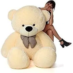 ToYBULK 7 Feet Cream Giant Soft Plush Cuddly Stuffed Animal, Birthday, Anniversary, Valentine’s Day Gift, Large Huggable (7 Feet, Cream)-picture-26