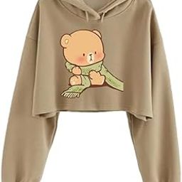 absolute defense Scarf Crop Hoodie Sweatshirt Women Casual Stylish Latest White Black Pink Lavender Beige Girl Cute-picture-5
