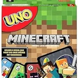 ARCADE GAMES U.N.O Minecra'ft Cards Game Play with Family and Friends and Ideal for Parties, Travel, and Family Gatherings (Pack of 1)-picture-11