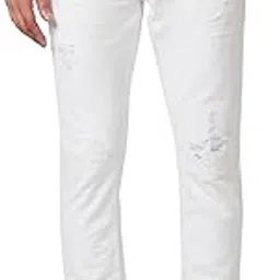 spykar Mid Rise Tapered Fit Black Jeans for Men-picture-24