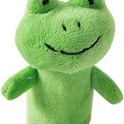 MYADDICTION 2xCartoon Animal Finger Puppets Set Baby Educational Fingers Toys Kids Gift Green Frog-image-87